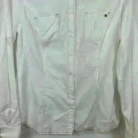 3 for $30 Tommy Hilfiger • White Button Down Shirt - Picture 2 of 7